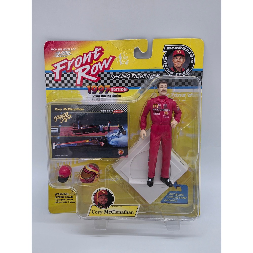 Front Row 1997 Cory McClenathan McDonalds Drag Racing Action Figure Johnny Light - Picture 2 of 12
